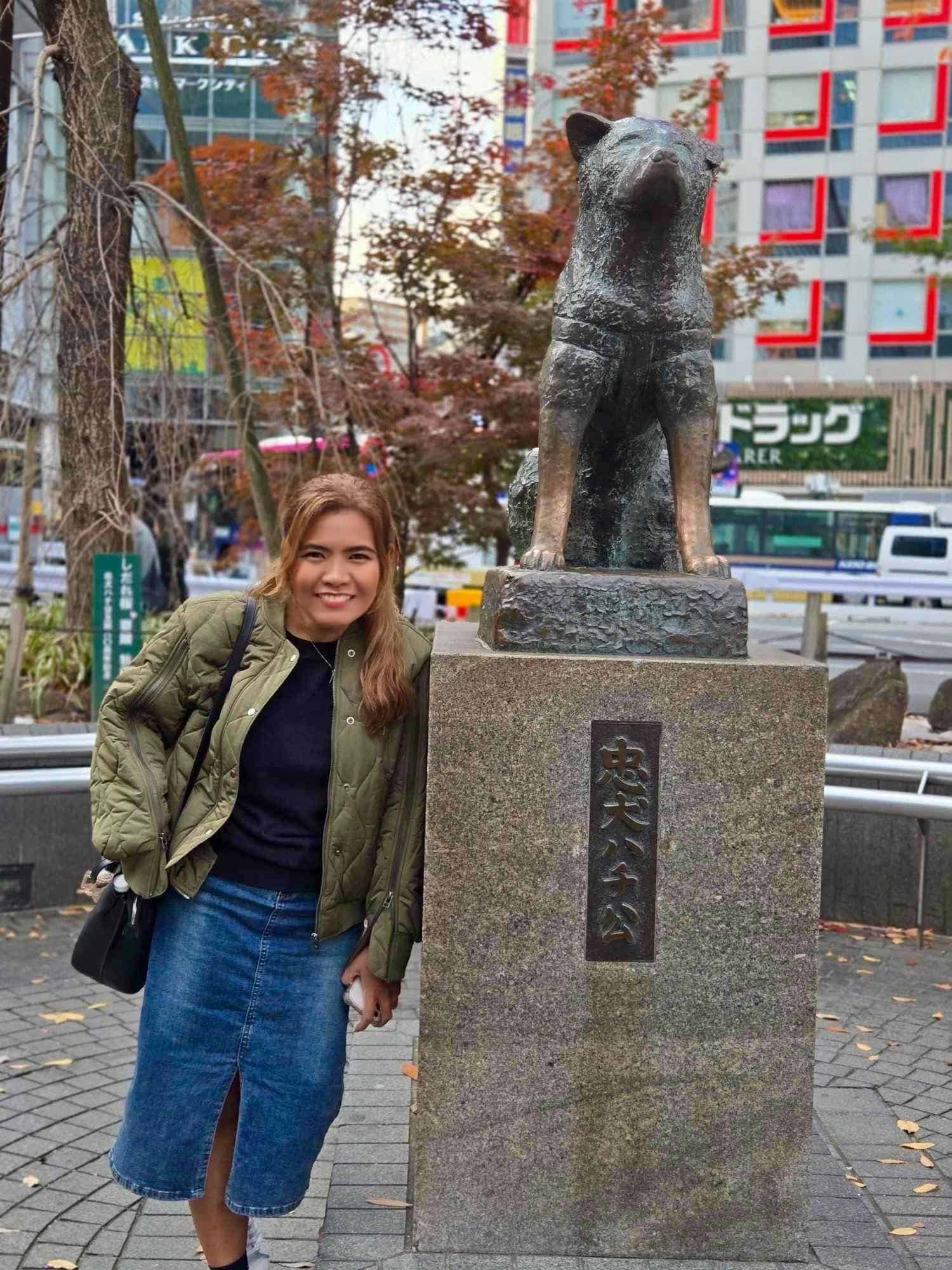 Sheila Del Mundo at Hachiko, Shibuya